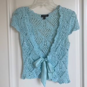 Light blue/green sweater - Bebe - Size Small